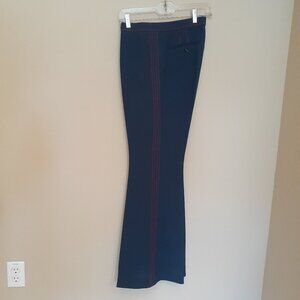 Burberry Wool & Silk Flare Leg Pants
